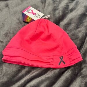 NWT Under Armour power in pink breast cancer awareness infrared running beanie